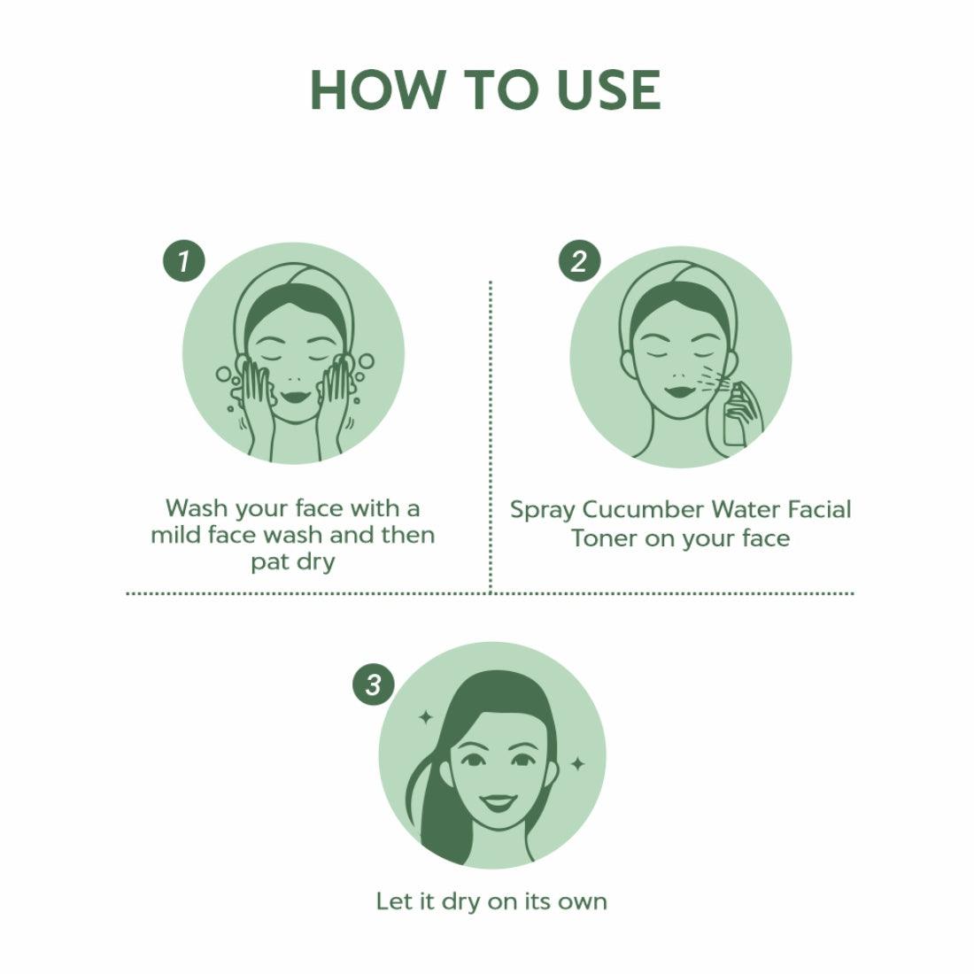 Cucumber Water Toner For Hydrating Skin - 250ml 250ml