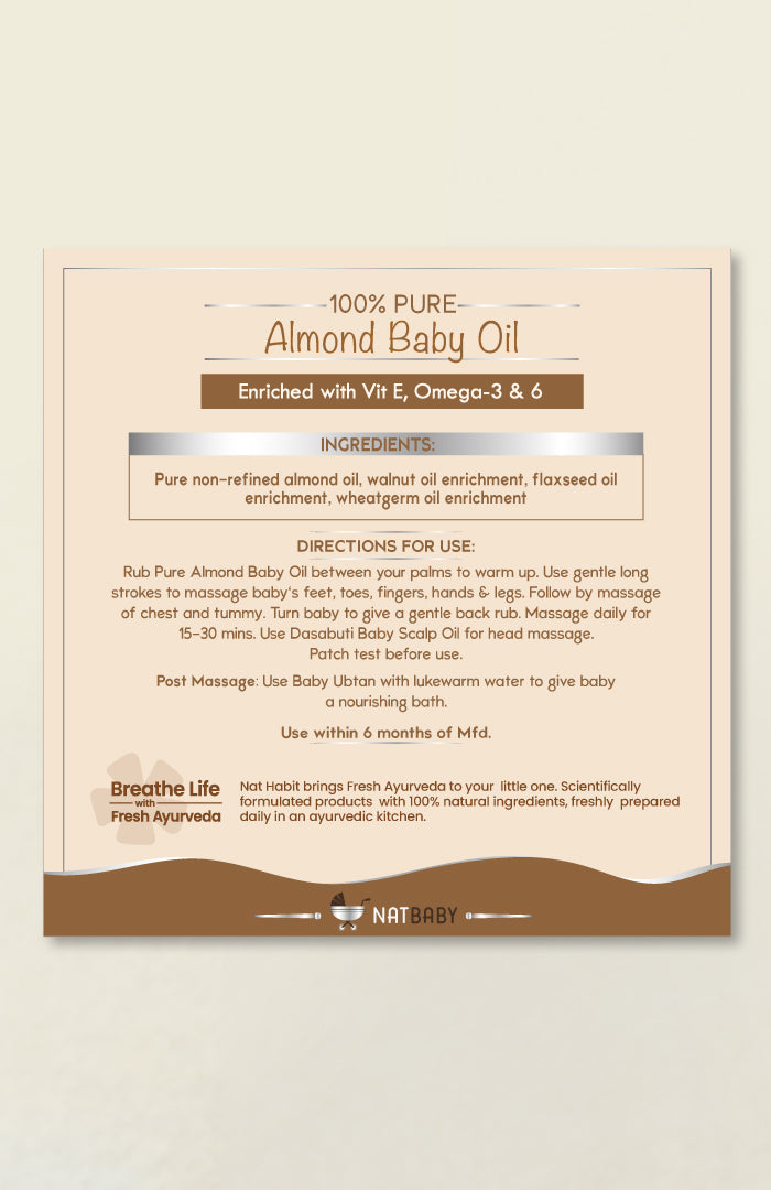 Pure Almond Baby Oil 100ml