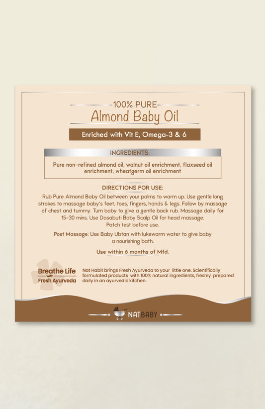 Pure Almond Baby Oil 200ml