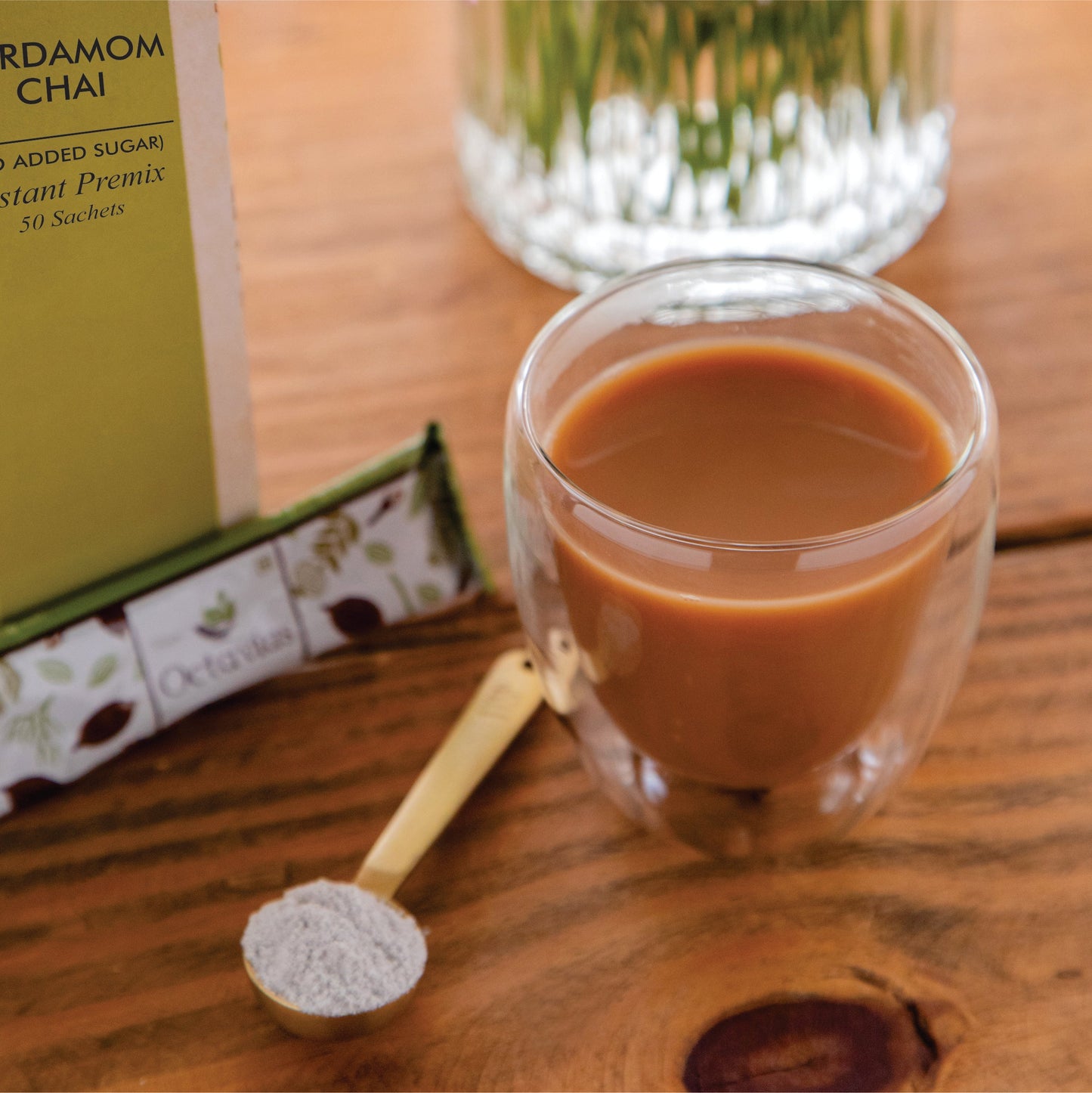 Cardamom Chai Instant Premix- 50 Sachets ( No added Sugar ) 50sachets