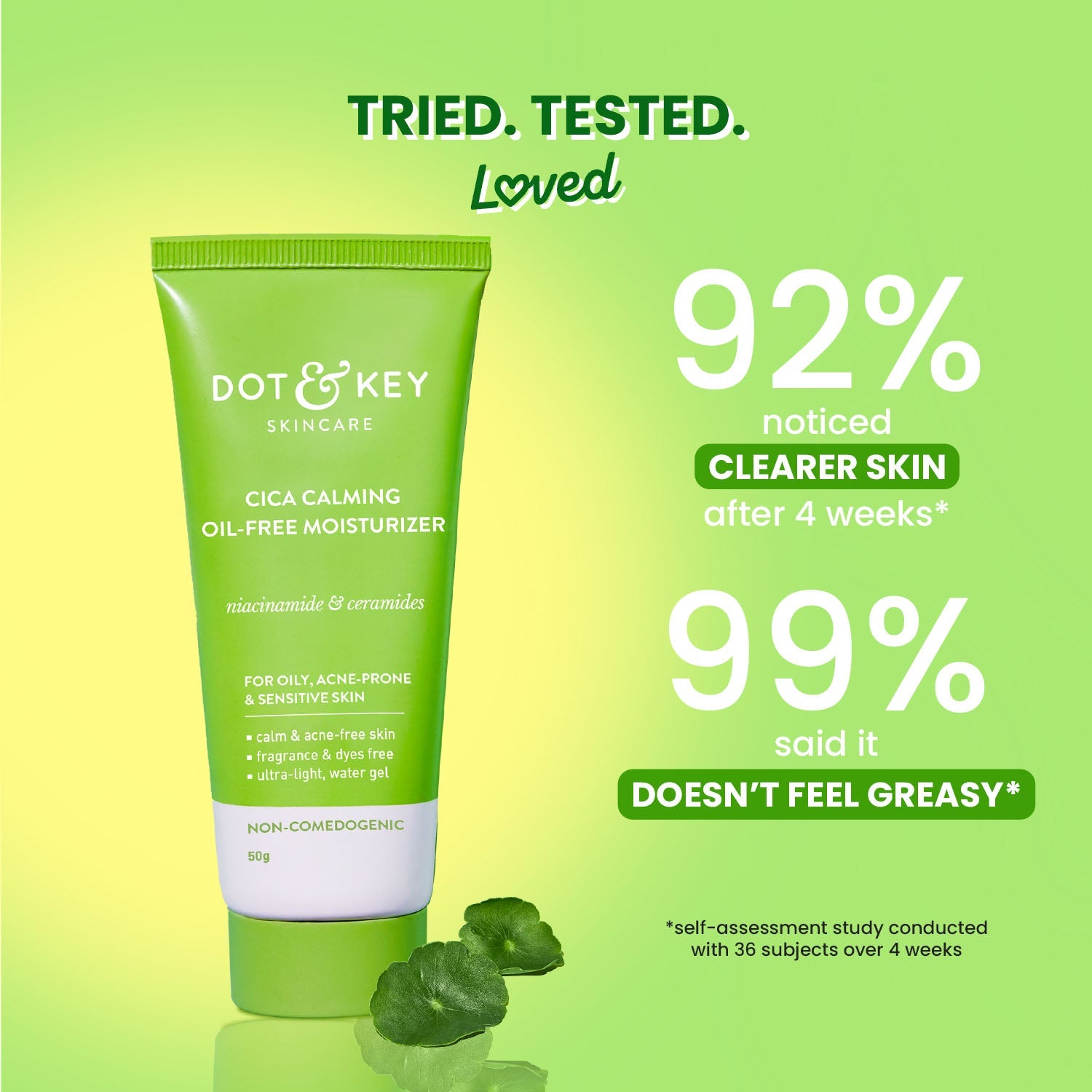 CICA + 5% Niacinamide Oil - Free Moisturizer for Dark Spots & Acne 50g