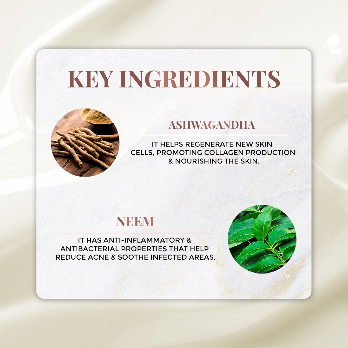 Ultra Moisturising Herbal Cream with Ashwagandha and Neem 100g