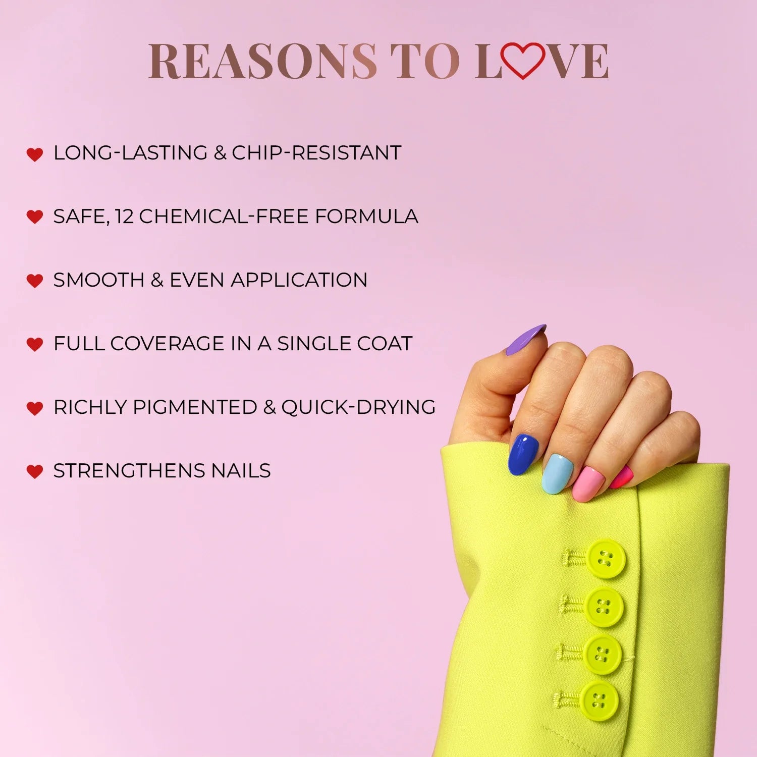 Nail Paints | 12-Free Formula 6g