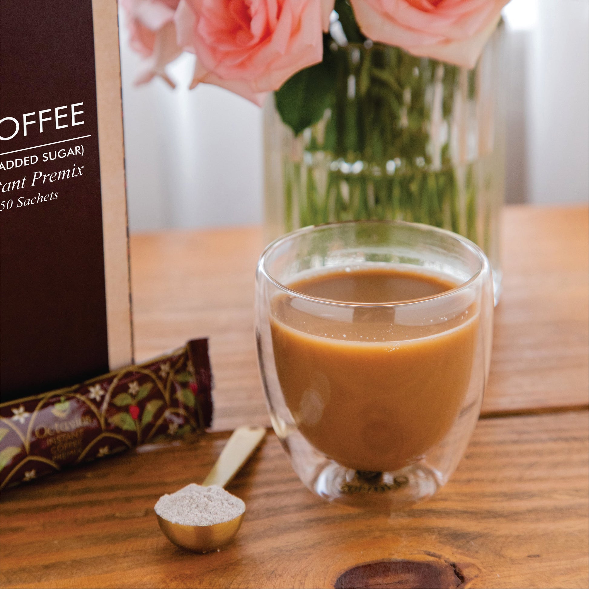 Instant Coffee Premix - 50 sachets ( No Added Sugar ) 50sachets