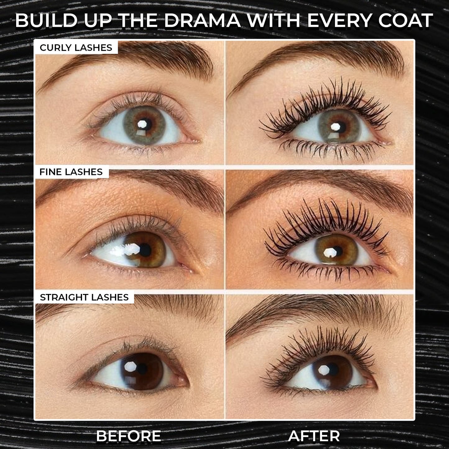 2-in-1 Serum-infused Lash Enhancing Mascara with Castor Oil and Coconut Oil 8g