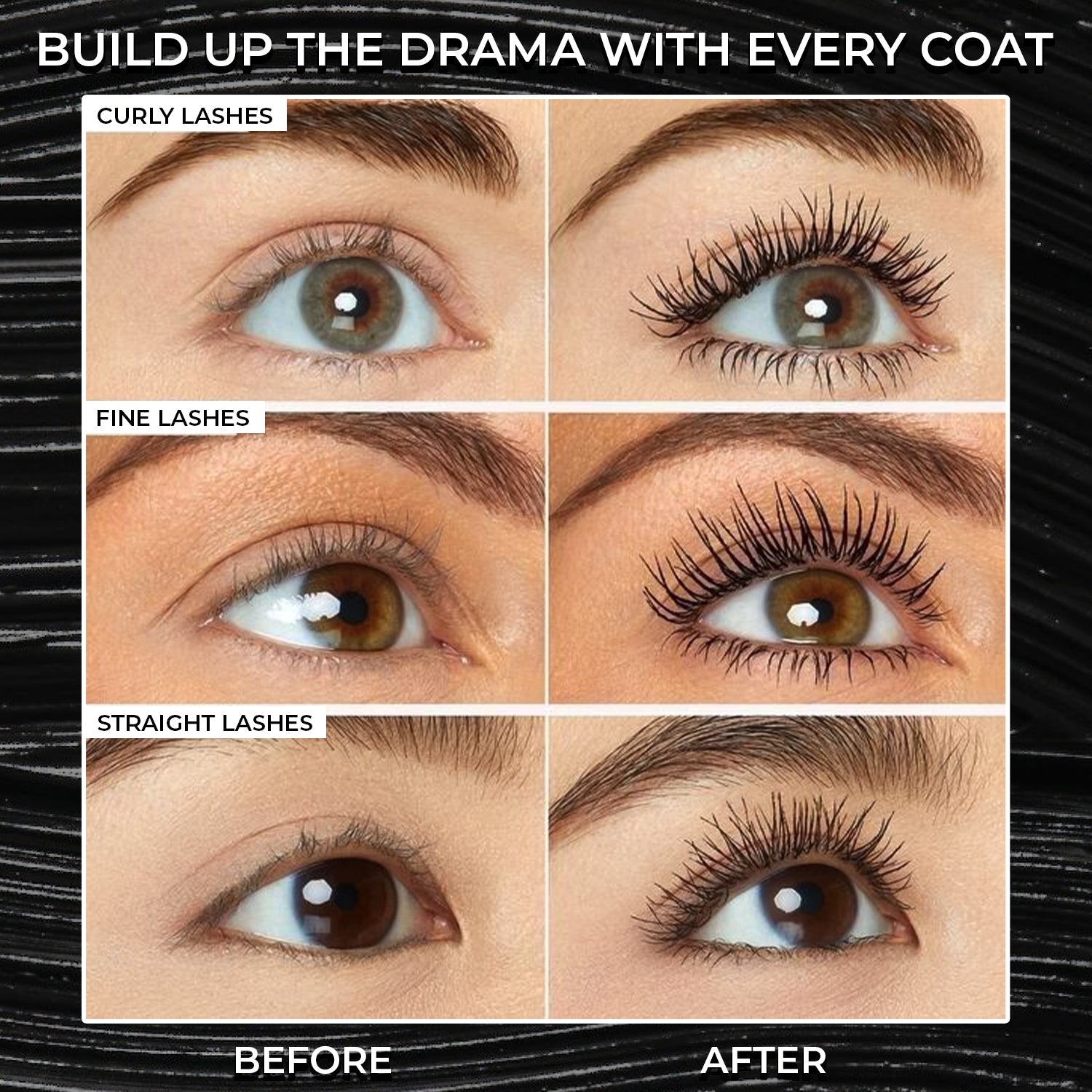 2-in-1 Serum-infused Lash Enhancing Mascara with Castor Oil and Coconut Oil 8g