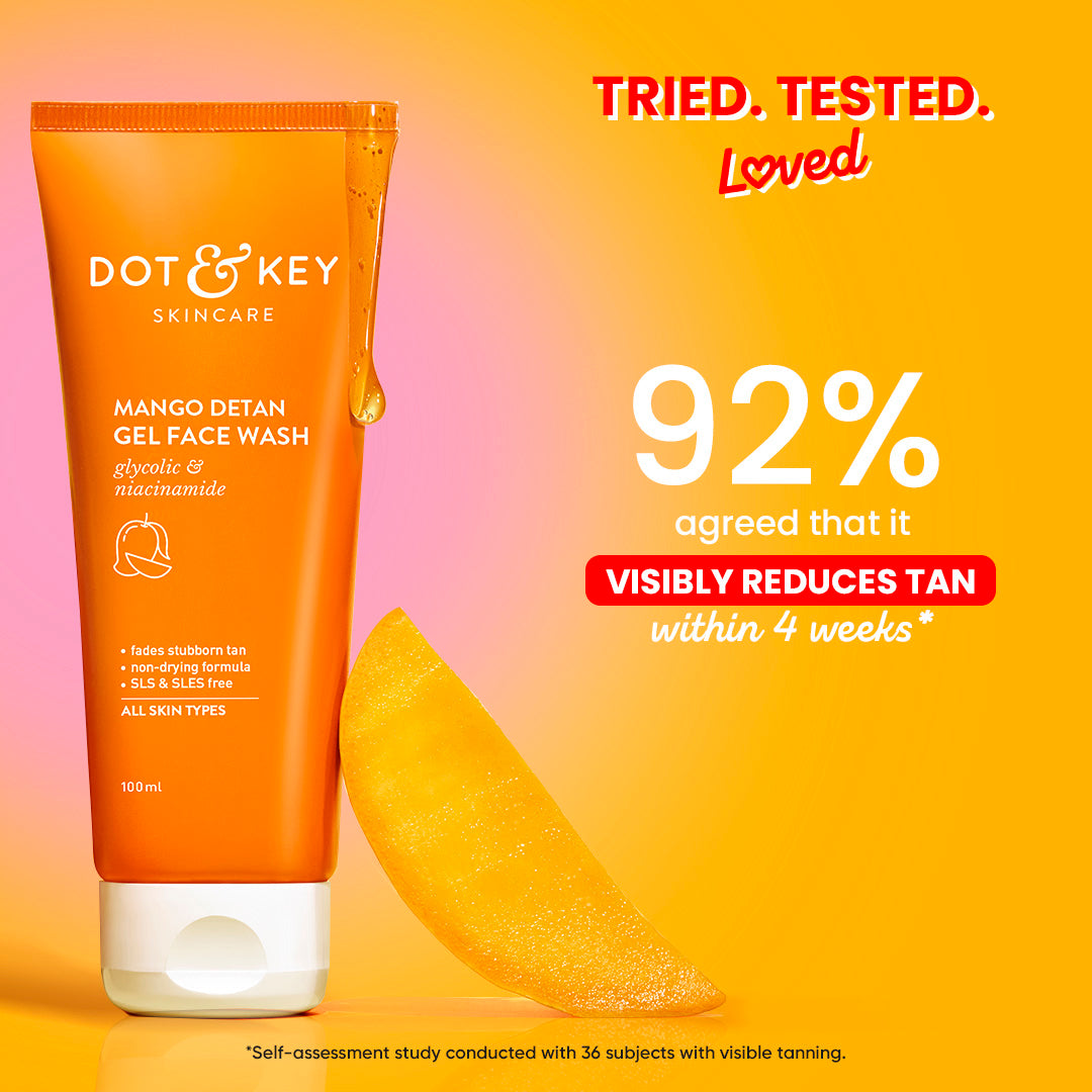 Mango Detan Gel Face Wash -FREE 100ml
