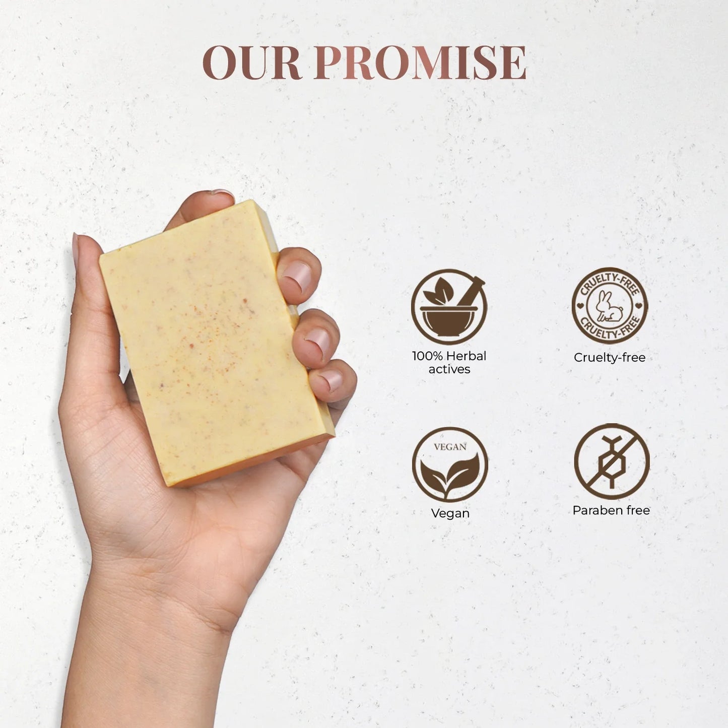 Skin Brightening Bathing Bar with Sandalwood and Turmeric 100g