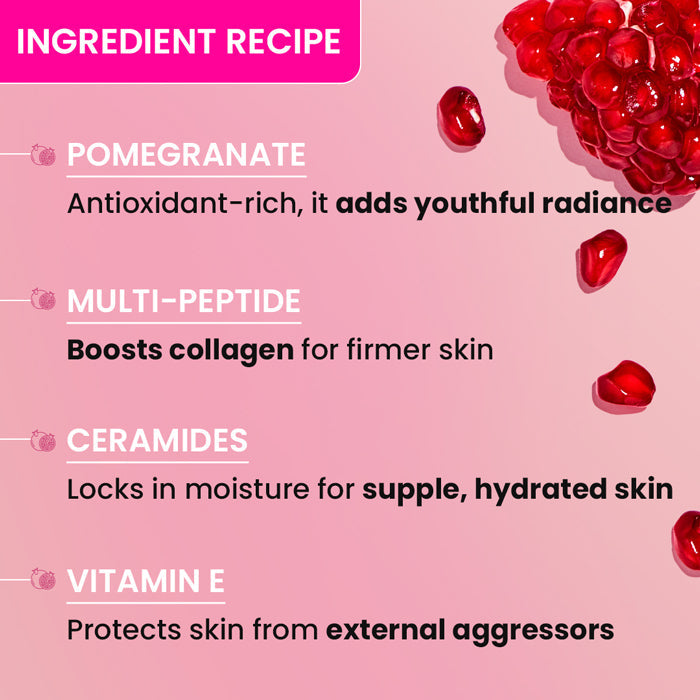 Pomegranate + Multi-Peptide Anti Ageing Moisturizer SPF 30 60ml