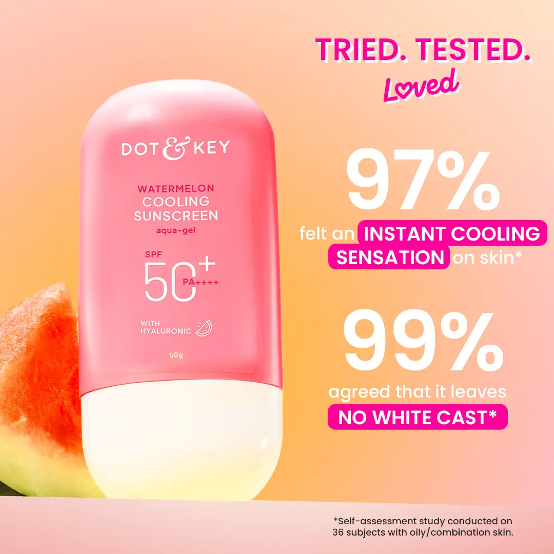 Watermelon Cooling Sunscreen, IN-VIVO Tested SPF 50+ PA++++ 80g