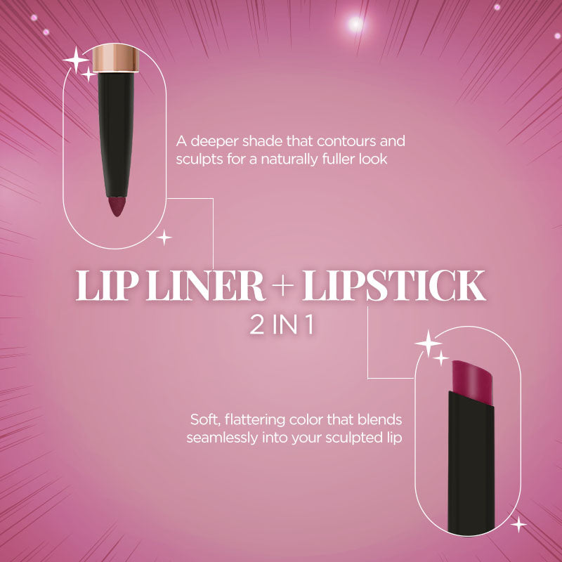 TWIN FLAME- LIPSTICK & LIP LINER DUO