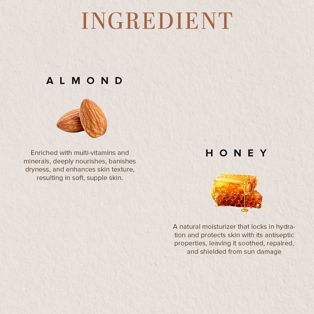 Almond & Honey Exfoliating Facial Scrub 100gm