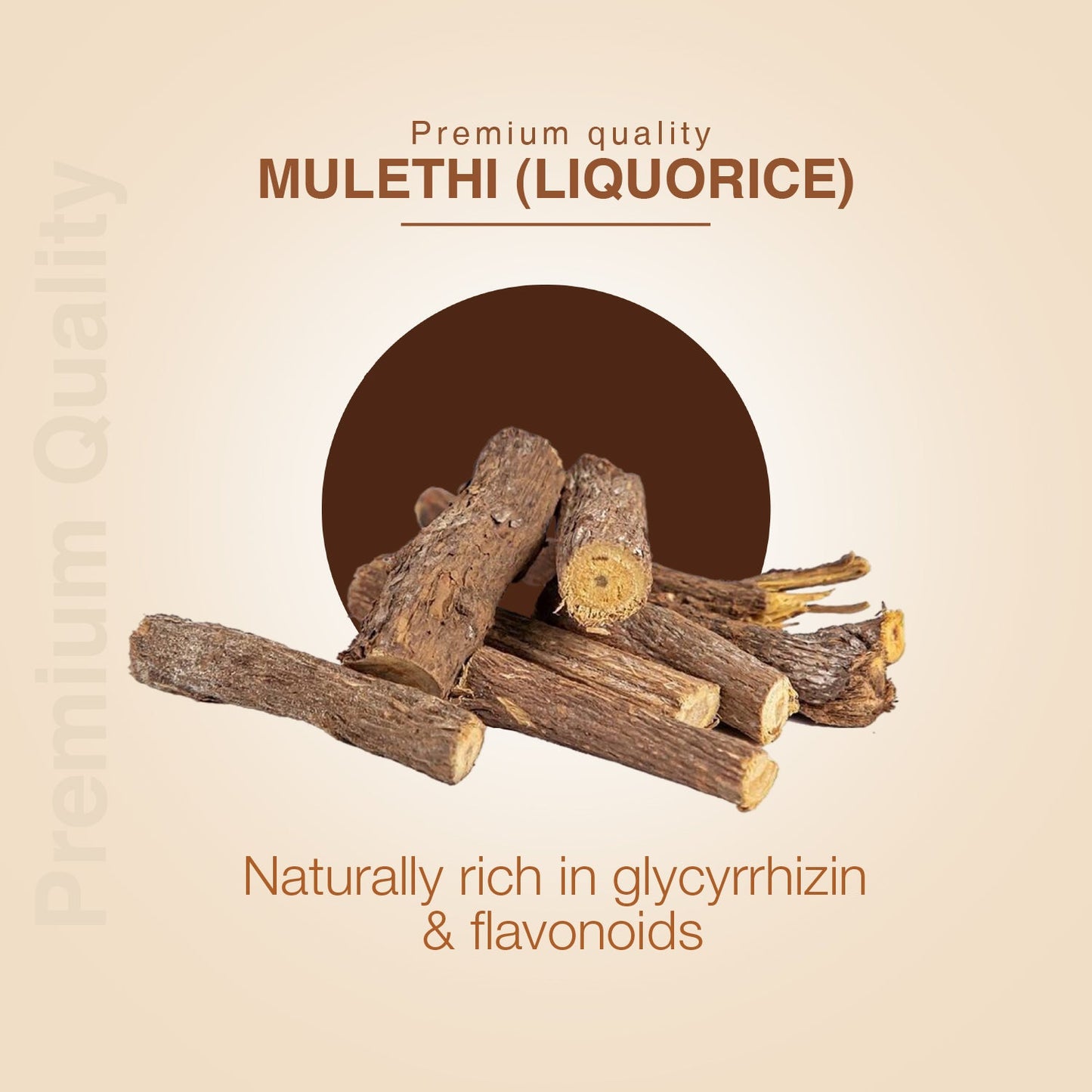 Mulethi (Liquorice) Decoction – Nature’s Sweetness for Respiratory Wellness Net Qty: 200g 200g