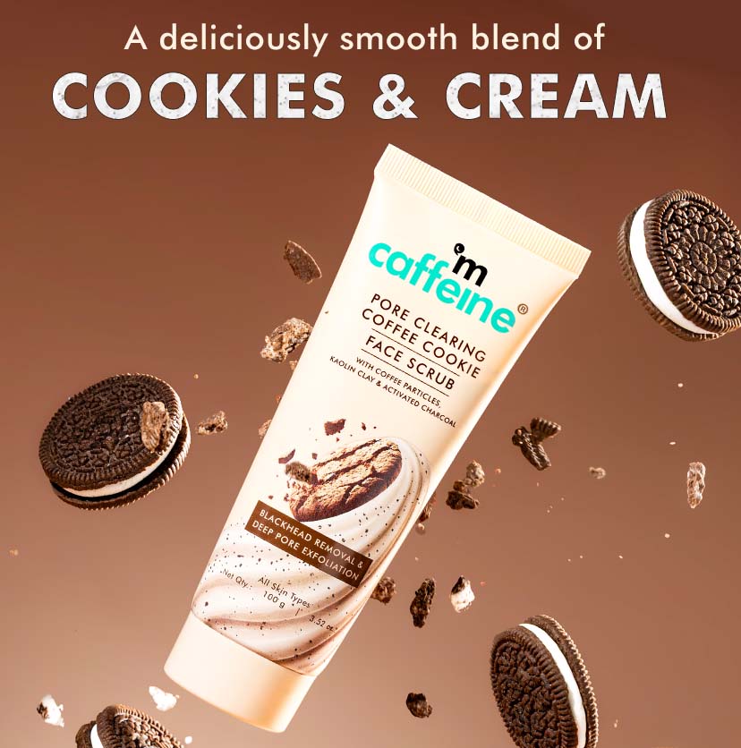Pore Clear Coffee Cookie Face Scrub- Pack of 2 (100 g)