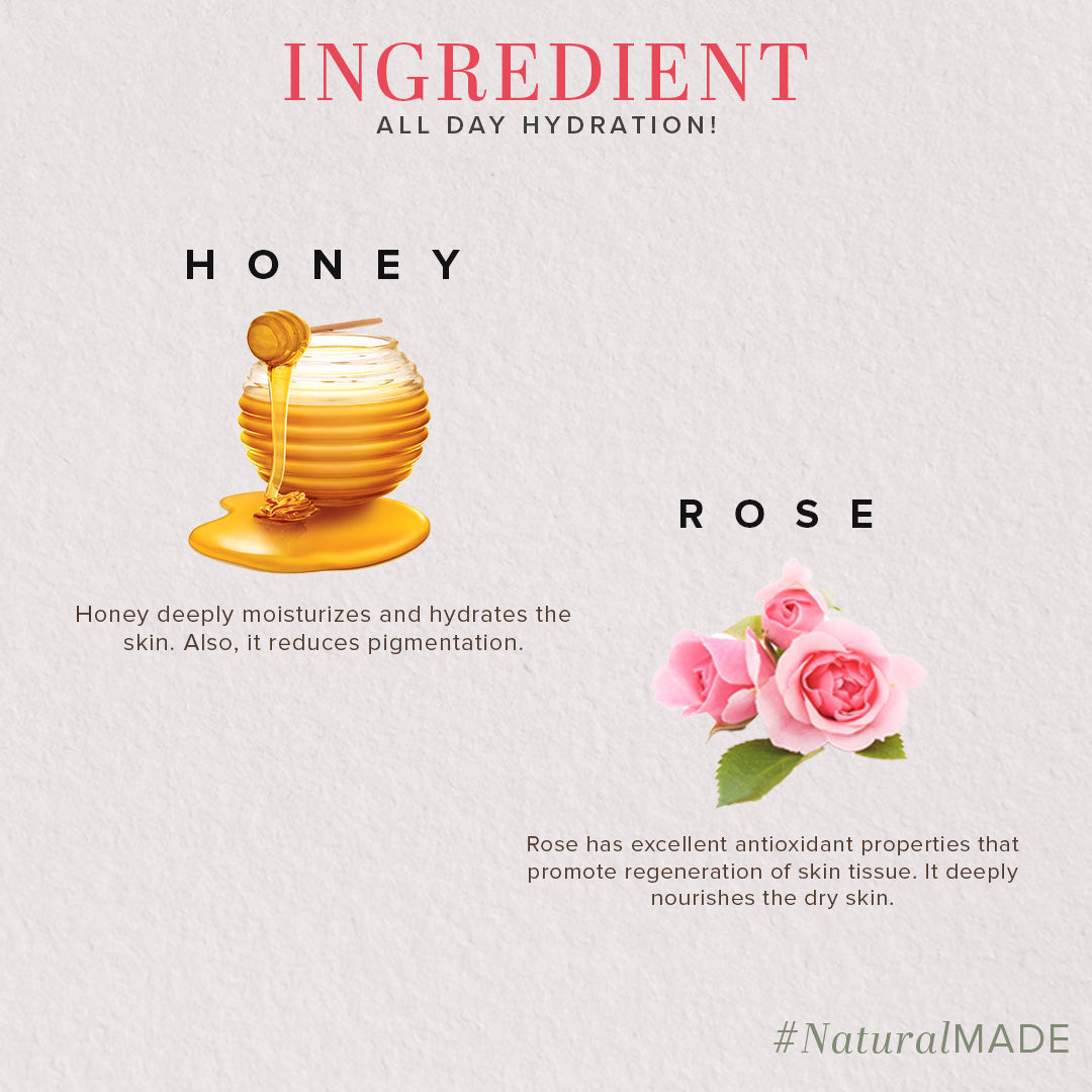 Rose & Honey Body Wash SLS & Paraben Free 210ml