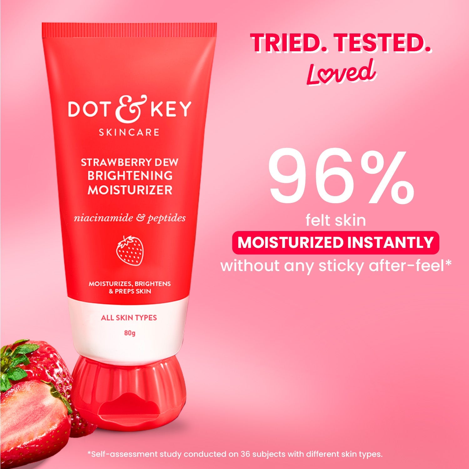 Strawberry + Niacinamide Moisturizer 80g