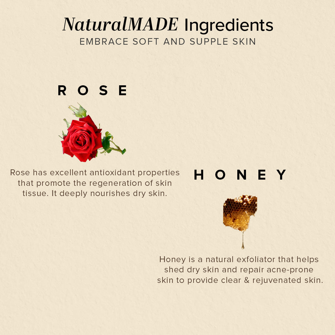 Rose & Honey With Rose Petals Soap Combo Pack Of 8 100gm Each