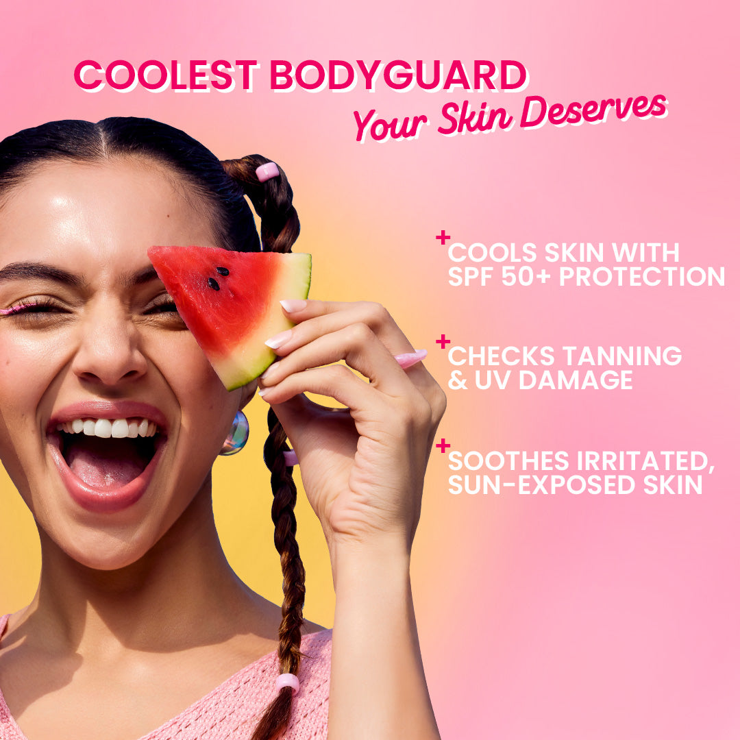 Watermelon Cooling Sunscreen Body Spray In-Vivo Tested SPF 50+ PA+++ 110ml