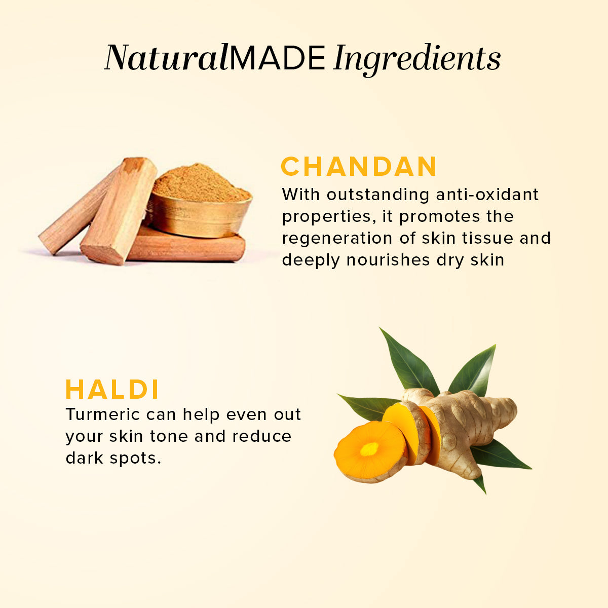Herbal Chandan Haldi Soap Combo Pack Of 3 125gm Each