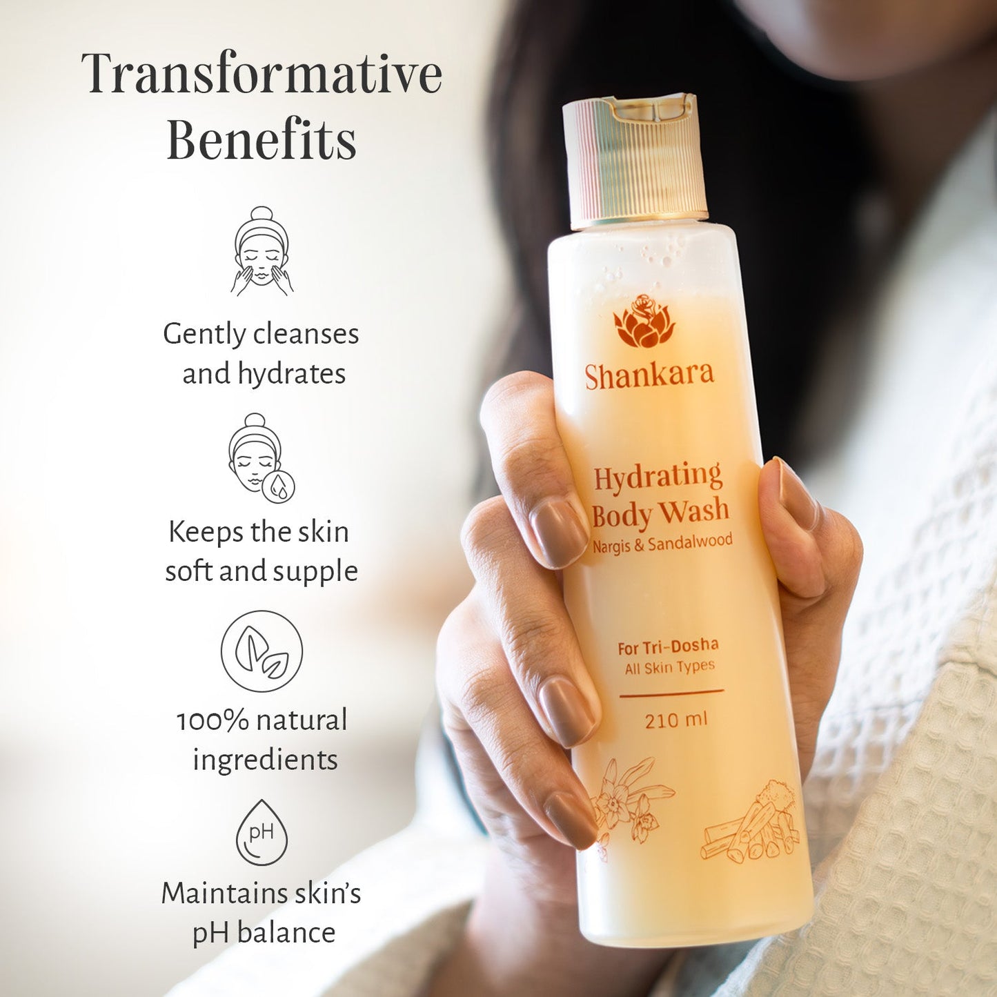 Shankara Hydrating Body Wash, 210 ml 210ml