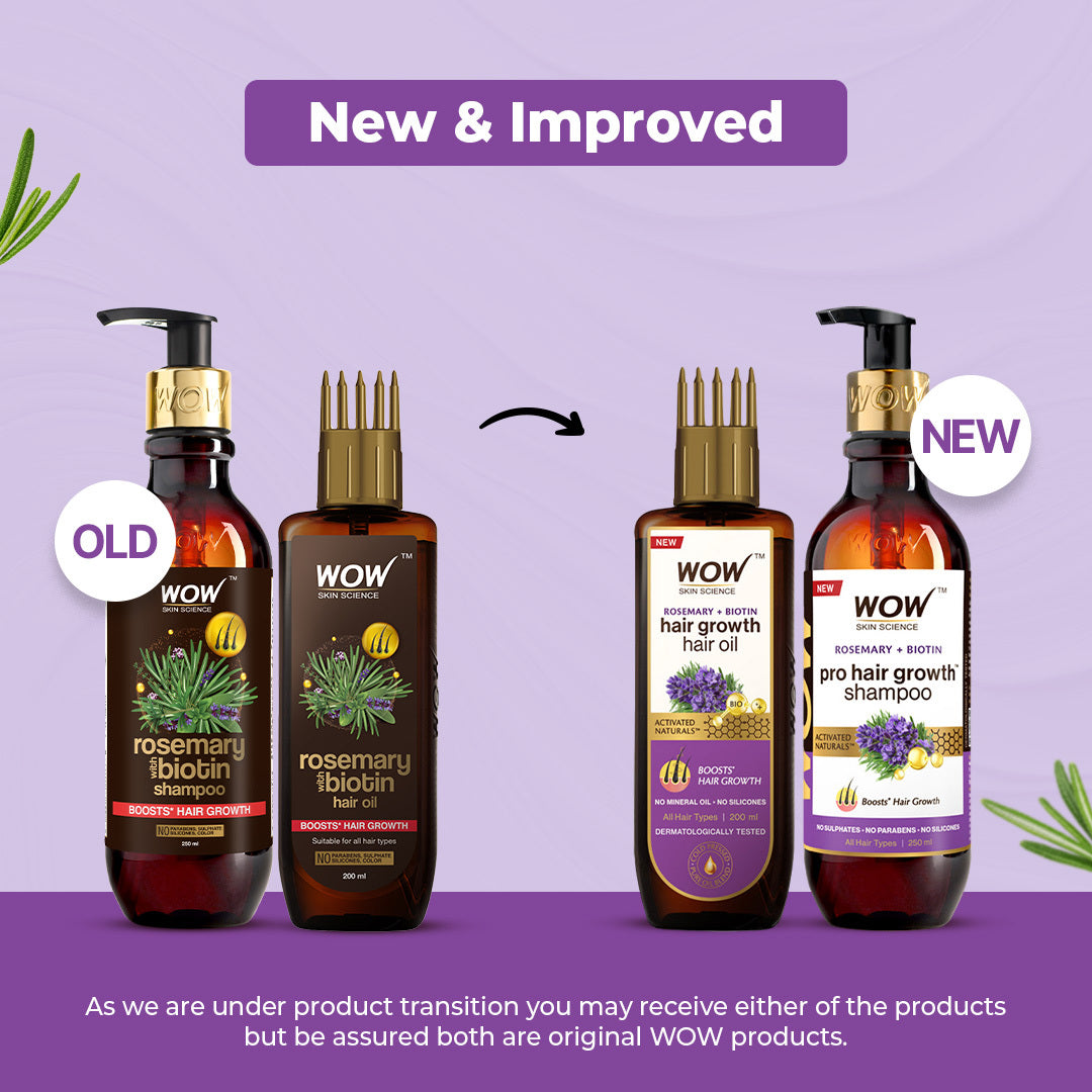 Rosemary & Biotin Hair Care Kit Revitalizes Thinning Hair 450ml