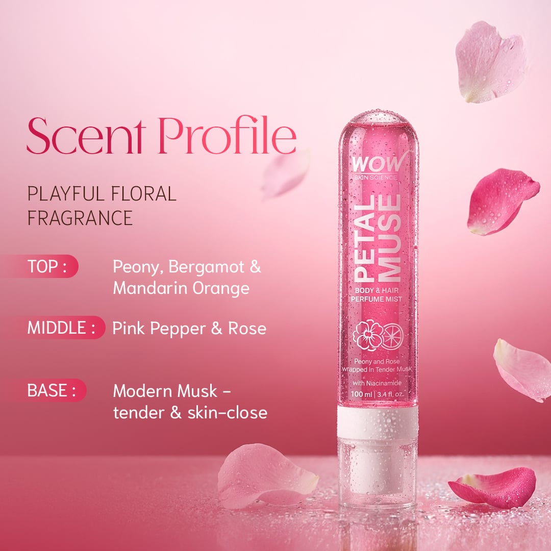 Morning Light Floral Hair & Body Mist Refreshing Peony Fragrance 100ml