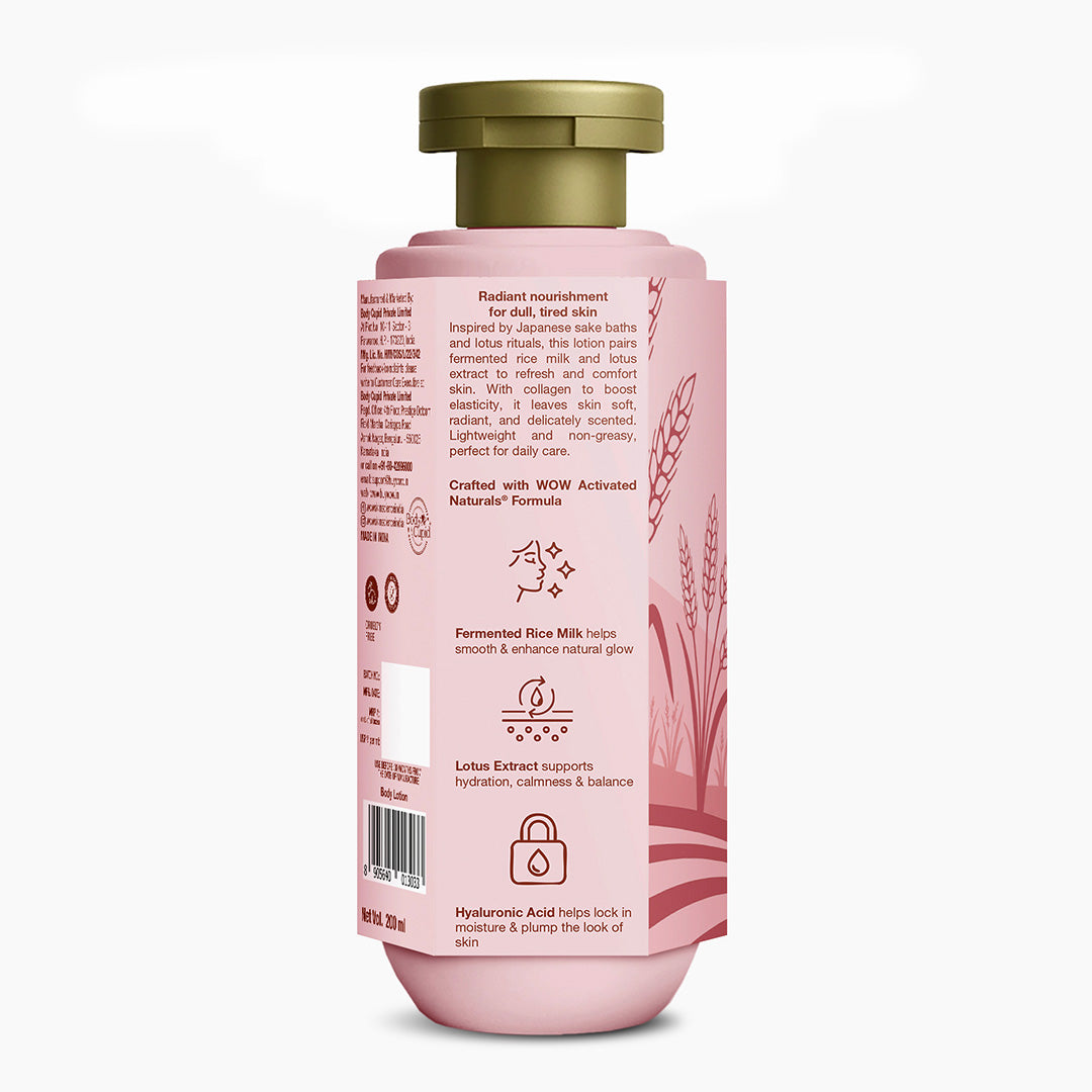 Fermented Rice Milk Body Lotion Nourishes and Revitalizes Skin 200ml