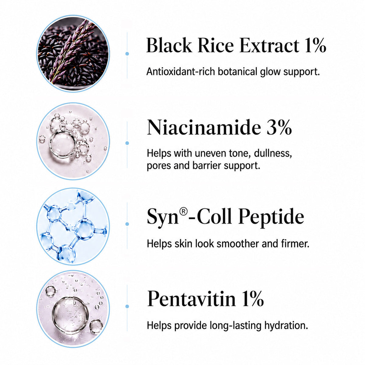 【Keya Seth】 Korean Glass Skin Gel Moisturizer (1% Black Rice, 2% Niacinamide & Peptide)｜コリアン グラススキン ジェルモイスチャライザー（黒米 1%・ナイアシンアミド 2%・ペプチド）｜50ml