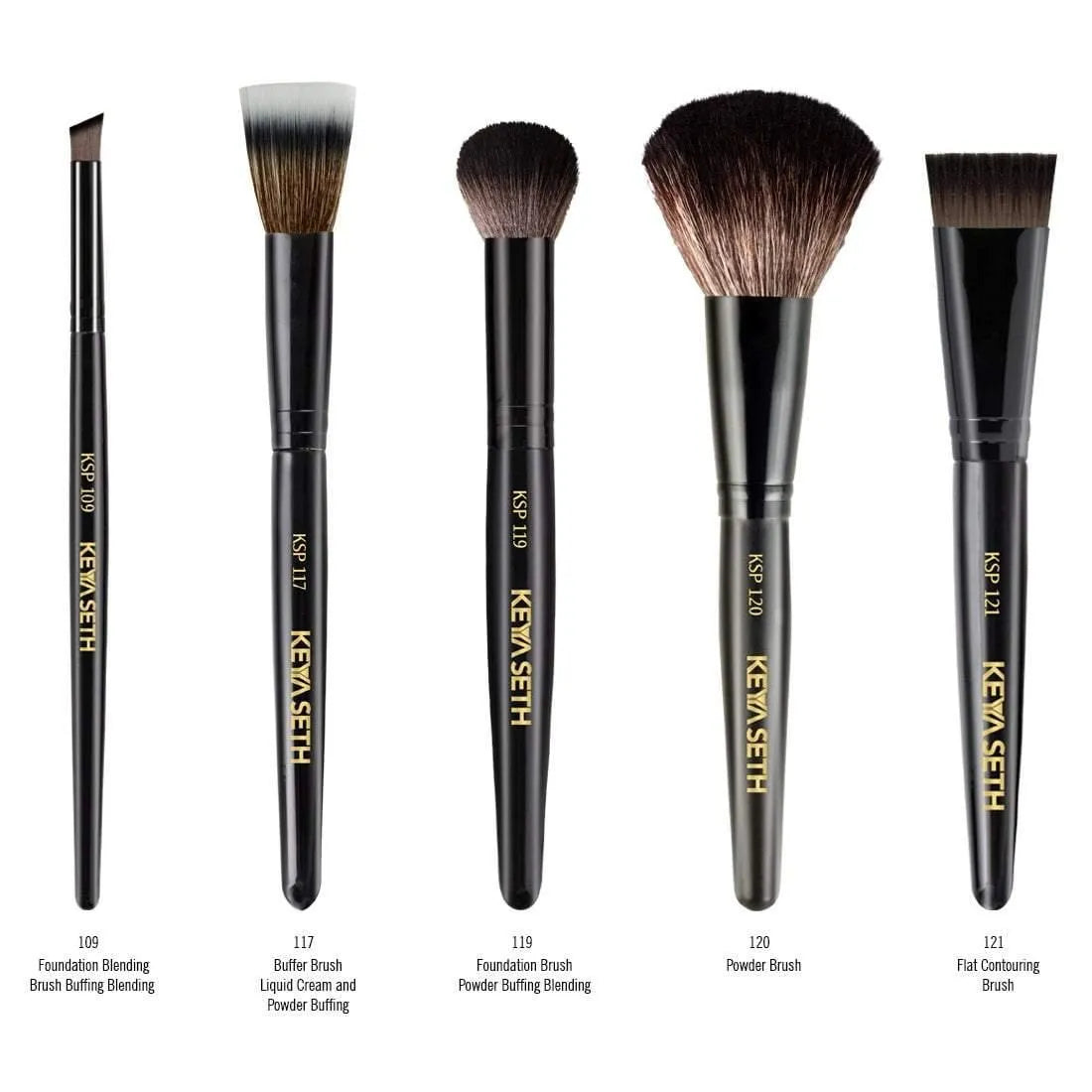 5Pcs Basic Blending Brush Set Set