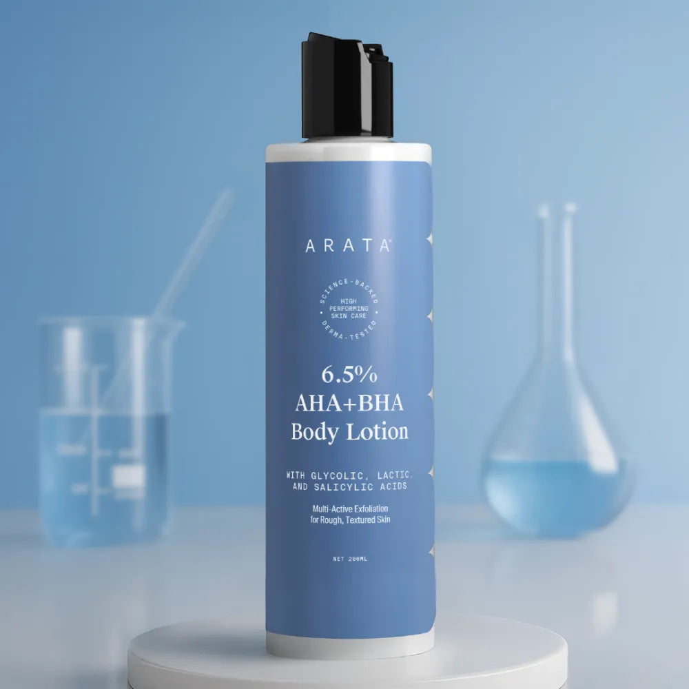 【Arata】 6.5%  AHA BHA Body Lotion for Rough and Textured Skin｜AHA BHA ボディローション｜200 ml