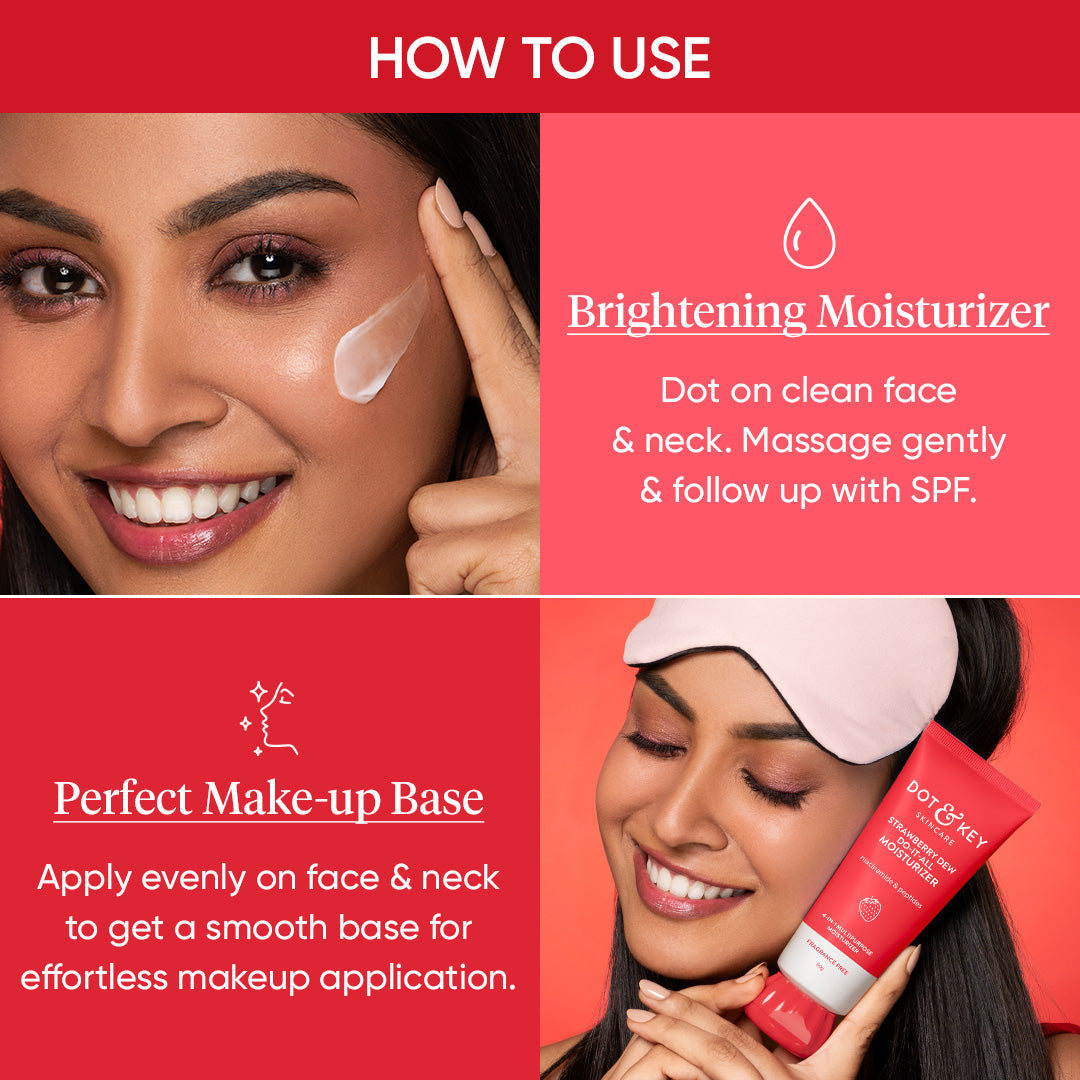 Strawberry + Niacinamide Moisturizer, Pack of 2 160g