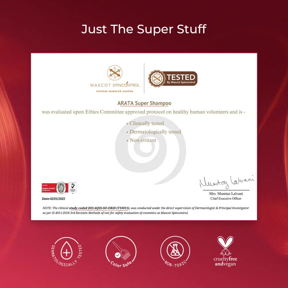 Biotin & Protein Rich  Super Shampoo for Daily Nourishment, Damage & Frizz Control  - 300ml + Free Scalp Massager 300ml
