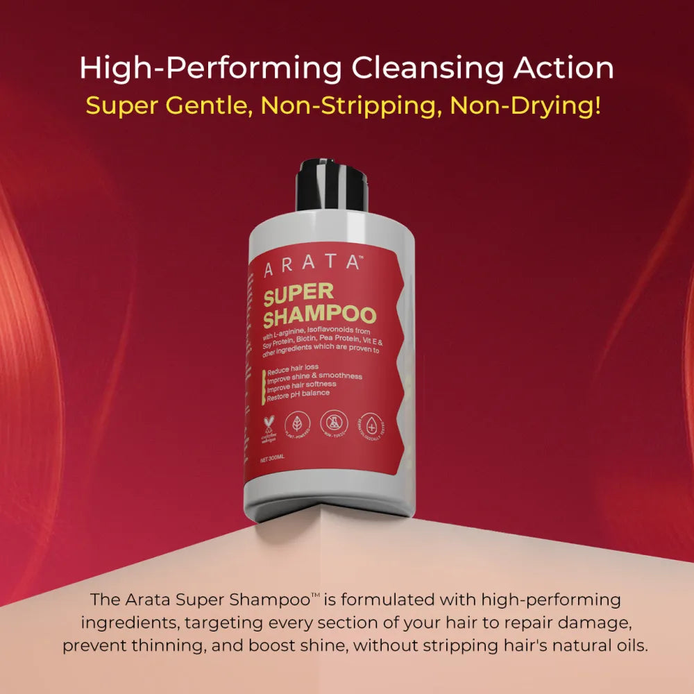 Biotin & Protein Rich  Super Shampooª for Daily Nourishment, Damage & Frizz Control - 300ml 300ml