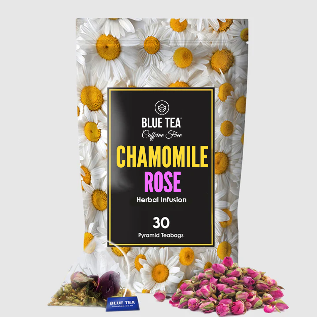 Chamomile Rose Herbal Tea - 30 Teabags 30 Tea Bags