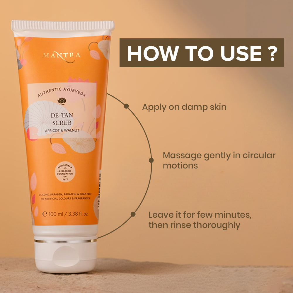De-Tan Scrub Apricot & Walnut