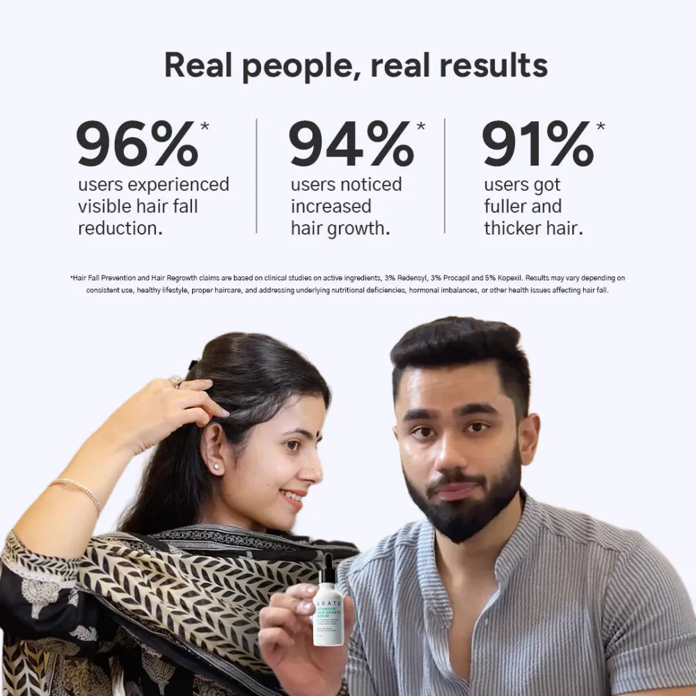 Arata 60-Day Value Pack for Fuller, Denser, Thicker Hair Regrowth 60g