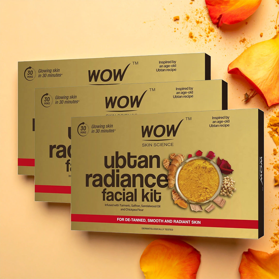 Ubtan Radiance 6-Step Facial Kit Achieve Glowing, Smooth Skin 60ml