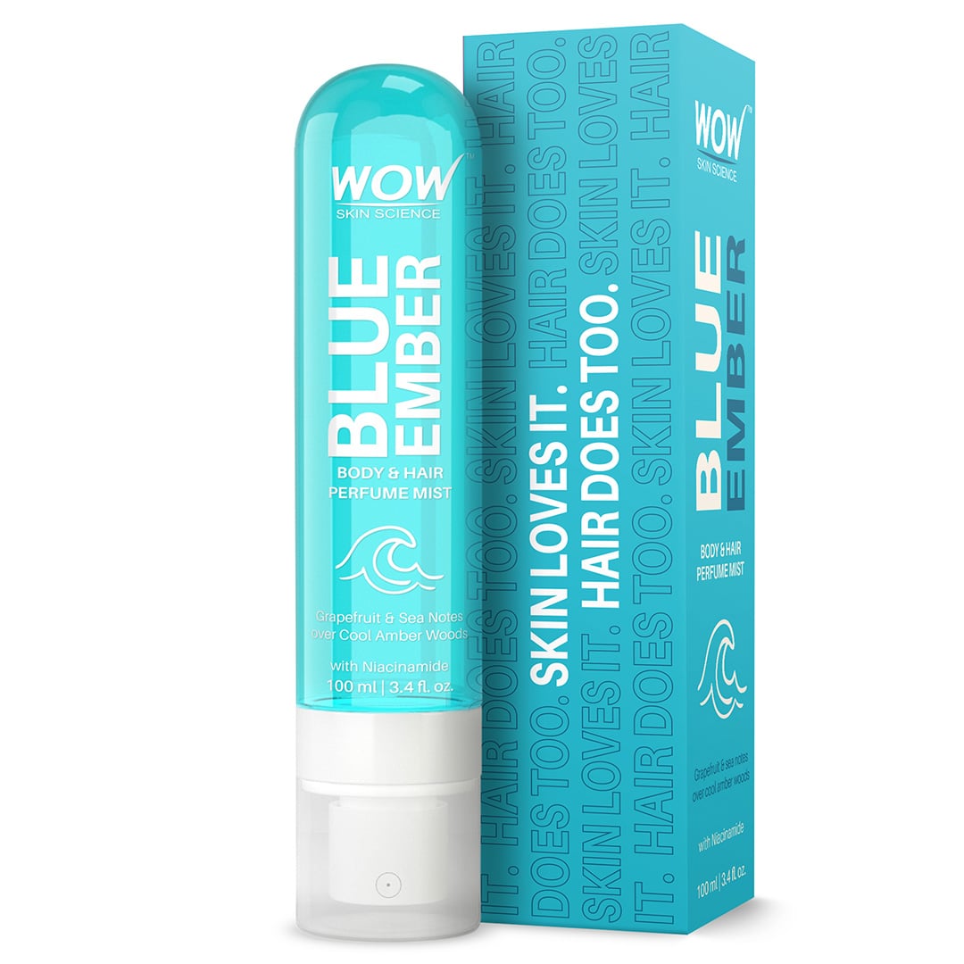 Blue Ember Hair & Body Perfume Mist Refreshing Grapefruit & Sea Scent 100ml