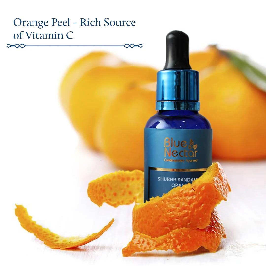 Shubhr Sandalwood and Orange Peel Beard and Moustache Growth Oil (30 ml) 30ml