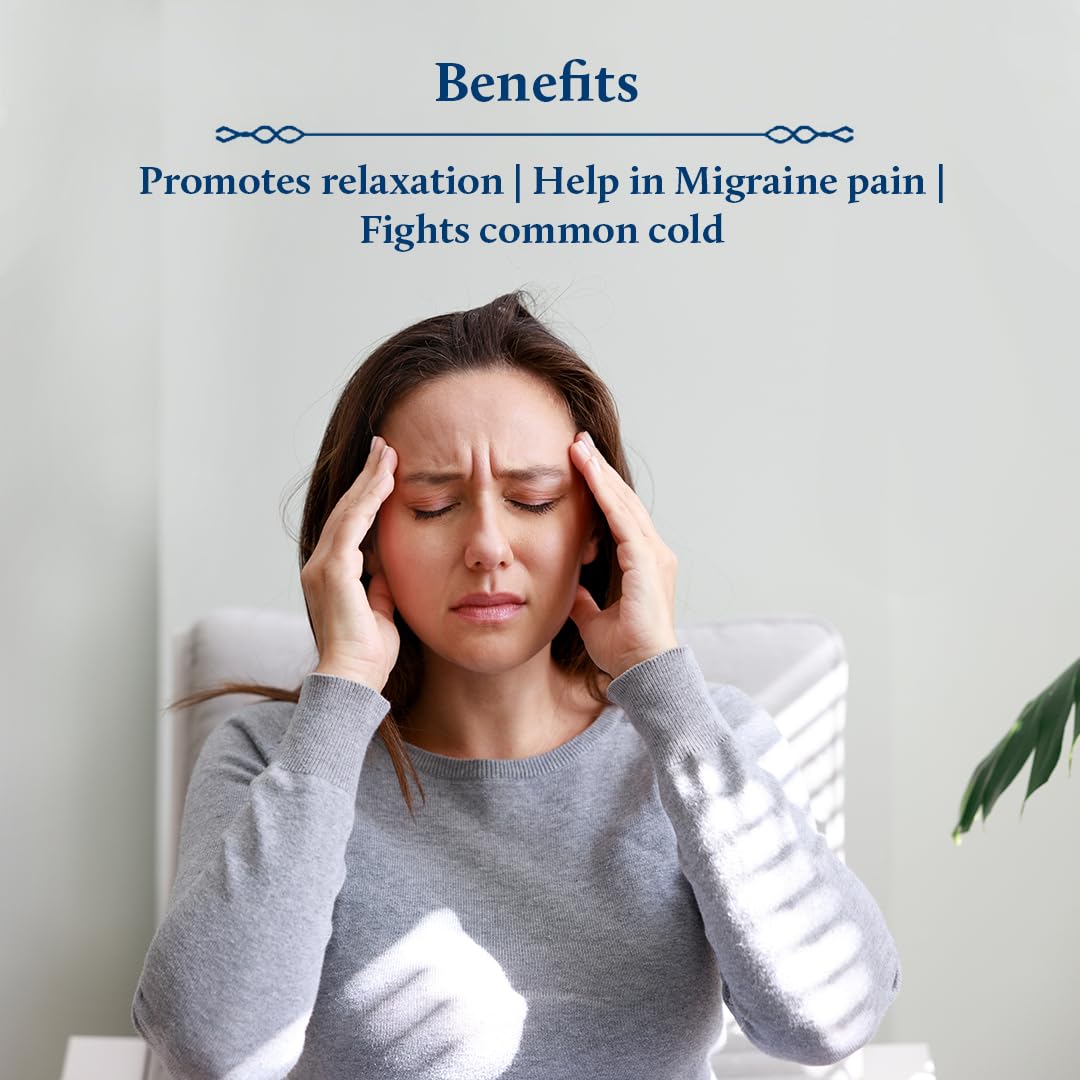 Vishranti Destress Oil & Roll On Migraine Relief (9 herbs, 9ml) 9ml
