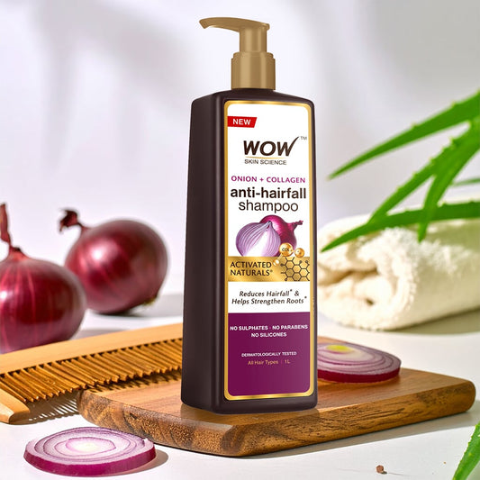 Onion & Collagen Anti-Hairfall Shampoo Strengthens Roots 300 ML