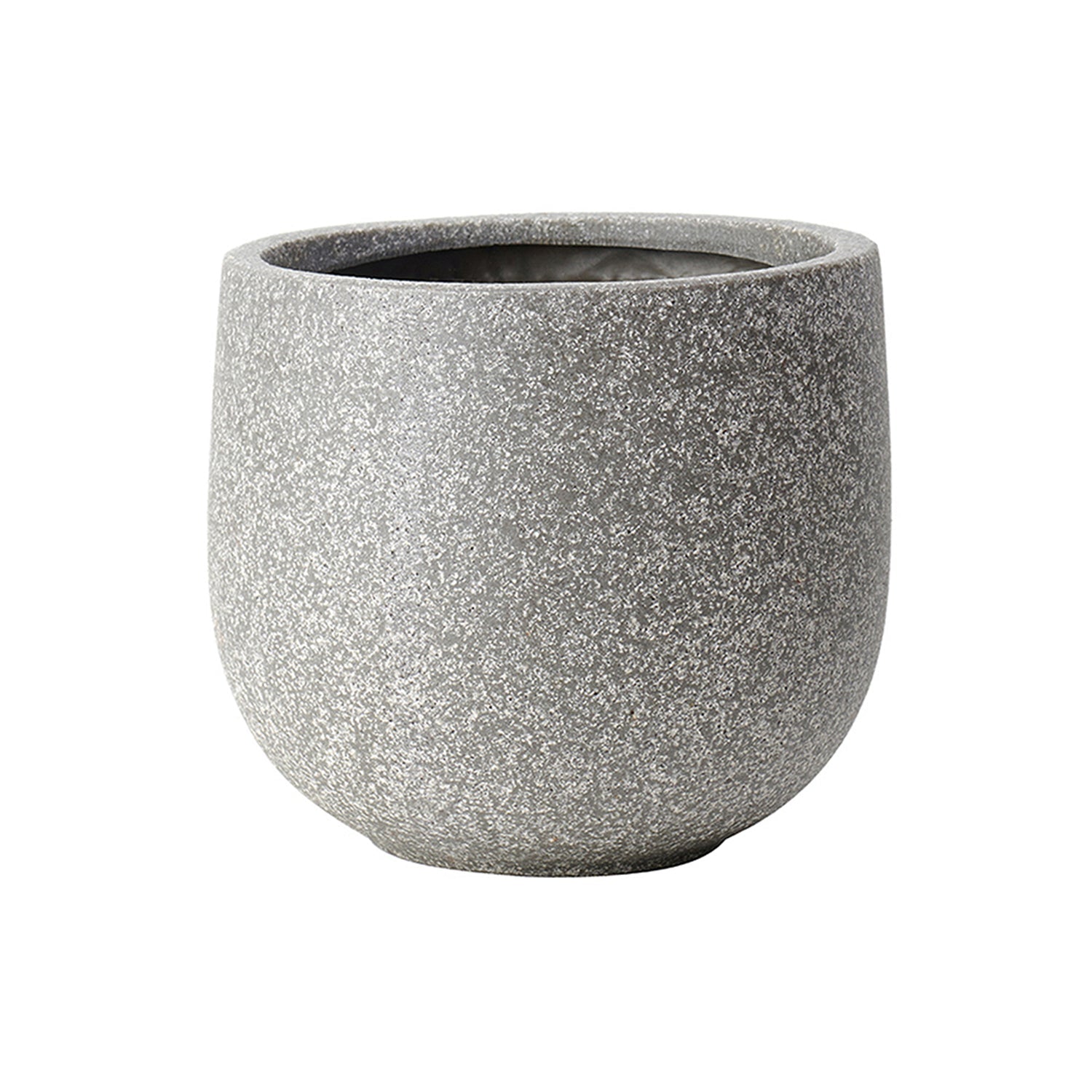 Grey Round Classic Planter - Small