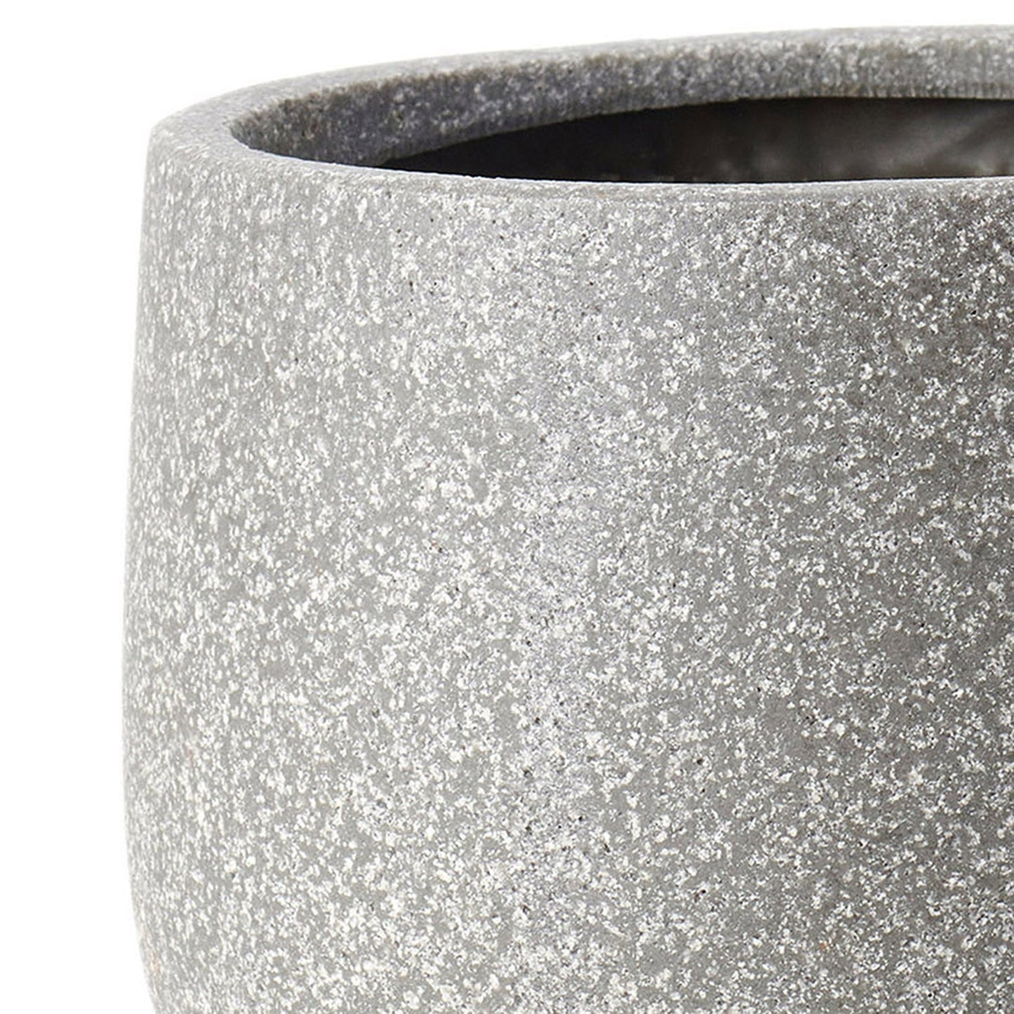 Grey Round Classic Planter - Small