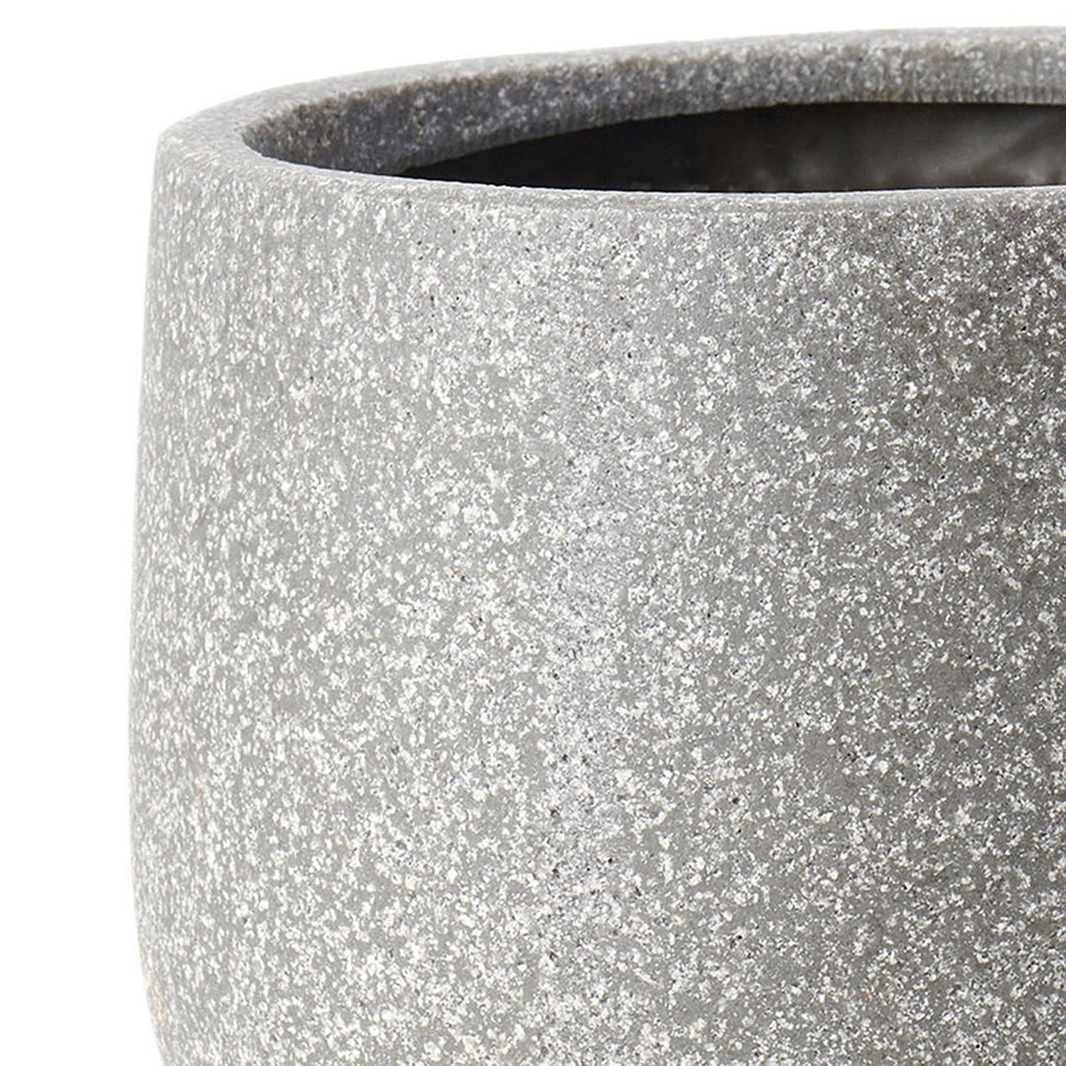 Grey Round Classic Planter - Small