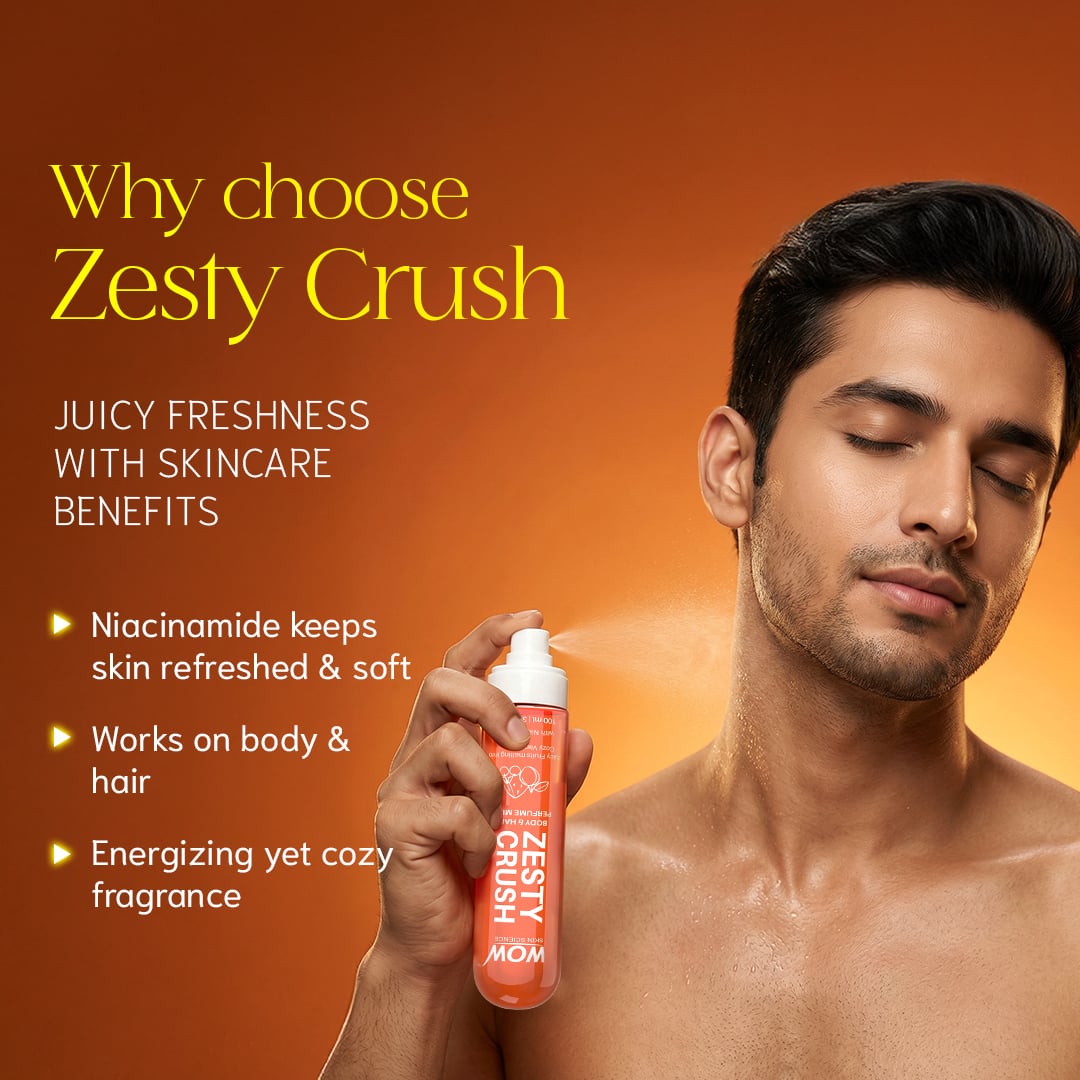 Zesty Crush Perfume Mist Invigorating Citrus & Vanilla Scent 100ml
