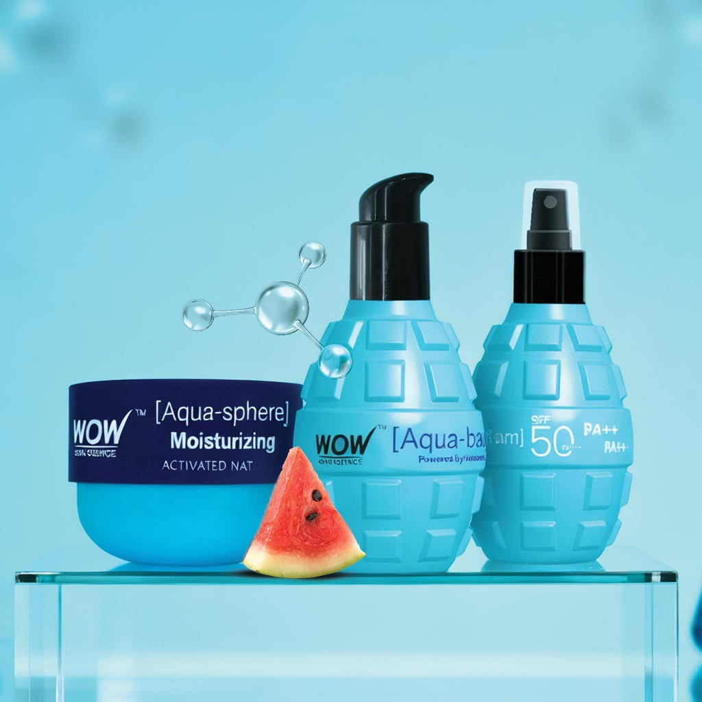 Aqua Glow Skin Care Trio Complete Hydration & Sun Protection 500ml