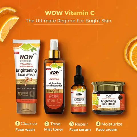 Brightening Vitamin C Foaming Face Wash With Built In Brush 150 ML
