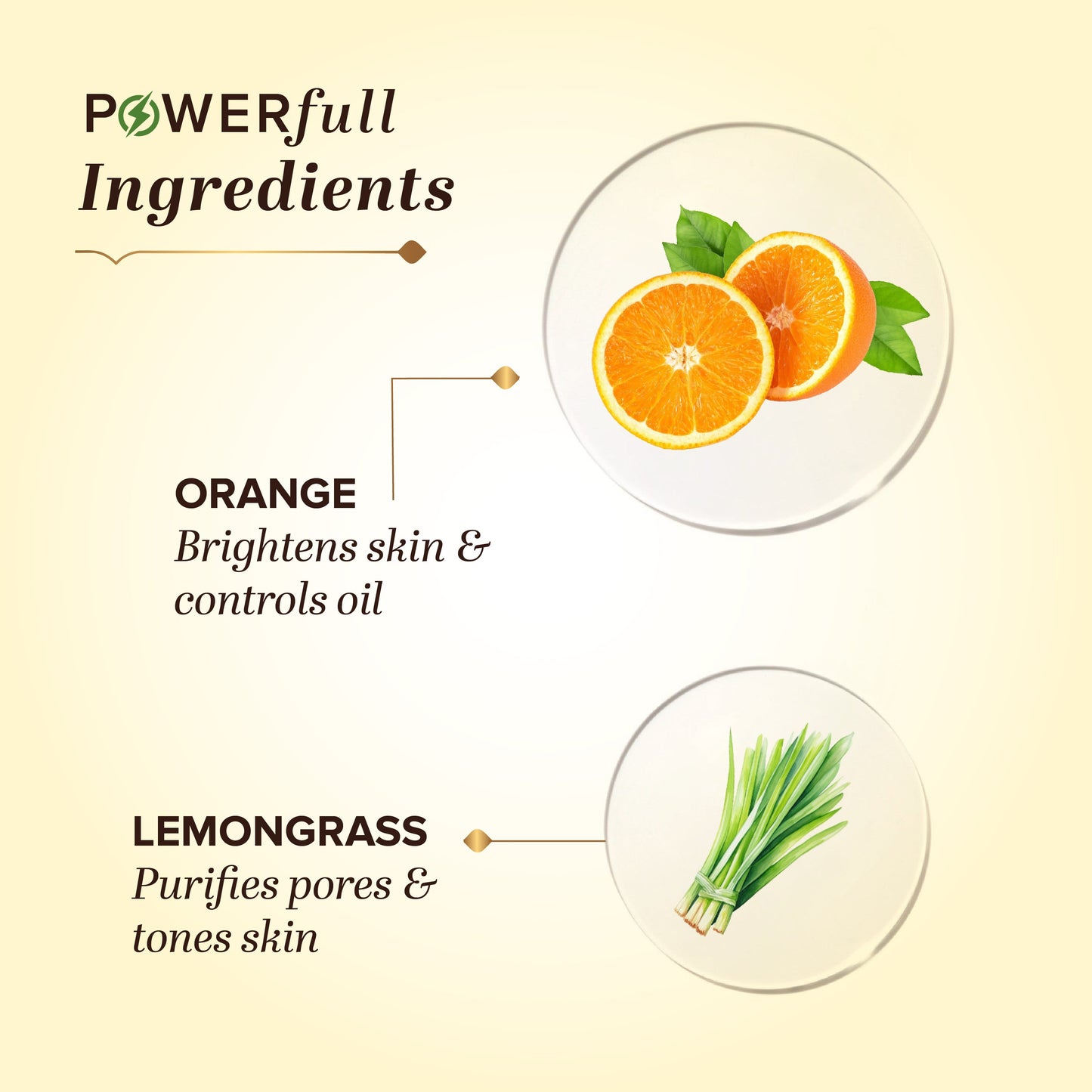 Herbal Orange & Lemongrass Face Wash SLS & Paraben Free 210ml