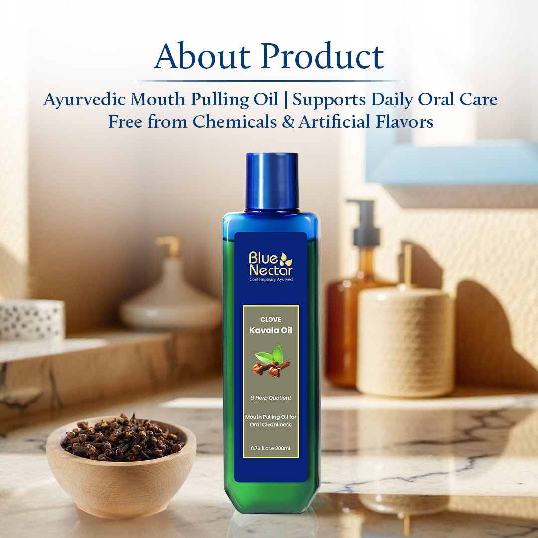Mouth Oil for Oil Pulling with Coconut & Mint for Oral care and Bad Breath (9 herbs) (Cinnamon) 200ml