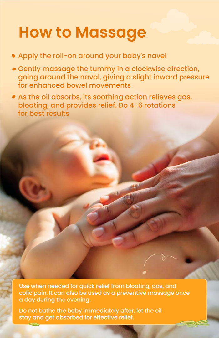 Hingu Saunf Anti-Colic Tummy Roll-On 40ml × 2